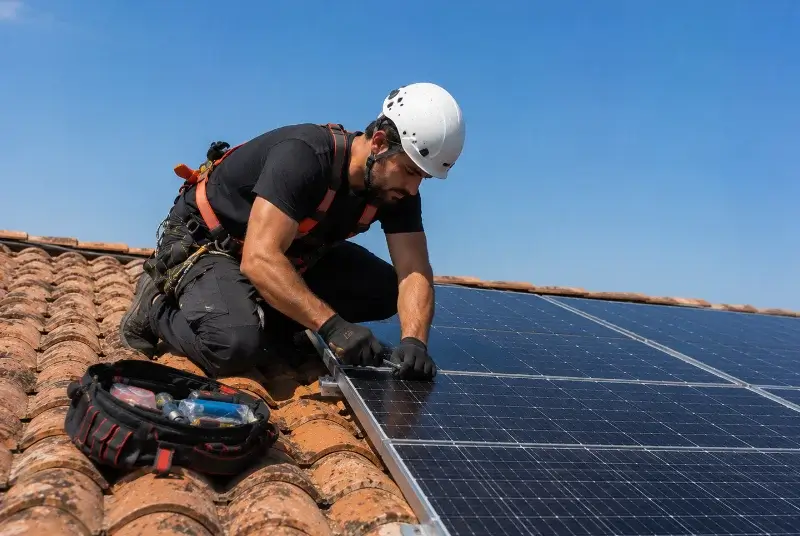 Maintenance et monitoring de panneaux solaires à Valdelaume