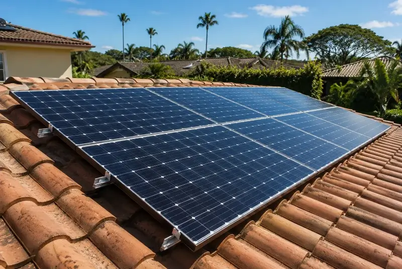 Installation de panneaux solaires à Valdelaume